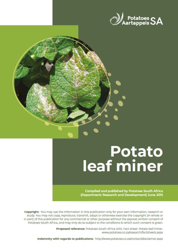 Potato leaf miner cover